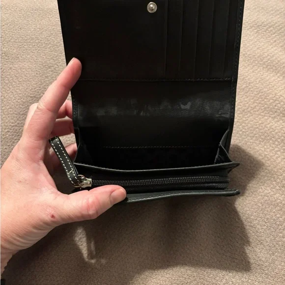 Coach Black Leather Wallet - Picture 3 of 3